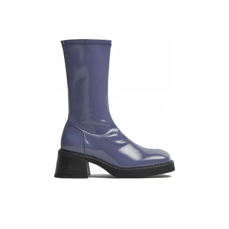 MIISTA Ankle Boots 6cm Women's Sky Blue-1