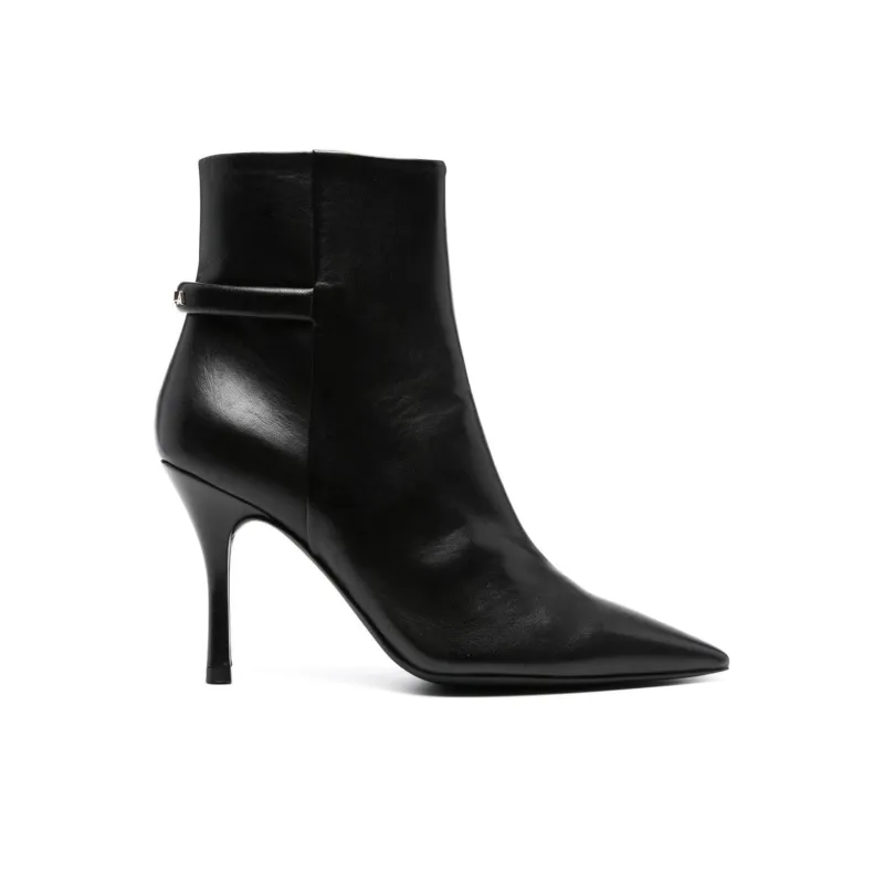 Furla Core 90mm Leather Ankle Boots-1