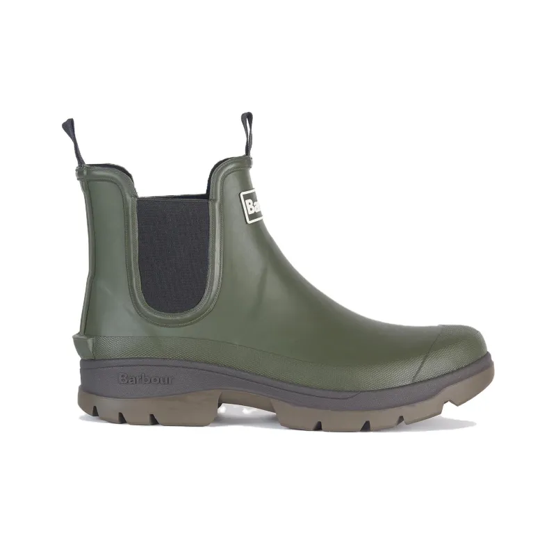 BARBOUR Chelsea Boots Men's Green-1