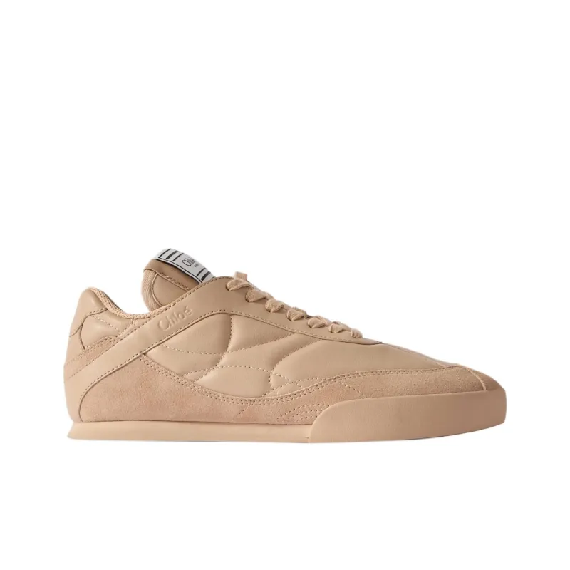 Chloe Kick Low Top Skateboard Shoes Women's Beige-1