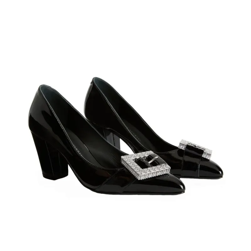 Giuseppe Zanotti Buckle detail Leather Pumps-2