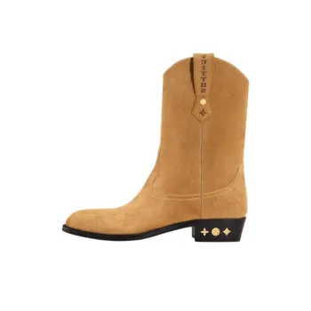 LOUIS VUITTON Rider Ankle Boots Women's Umber