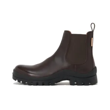 Hender Scheme Short Chelsea Boots Unisex Brown