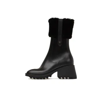 Chloe Betty Ankle Boots 7cm Women's Black