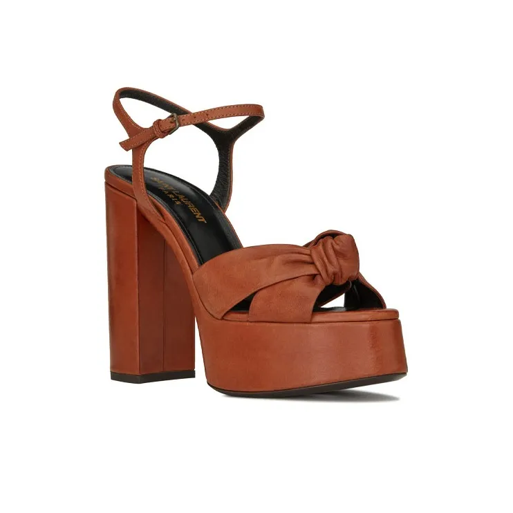 SAINT LAURENT Bianca 110mm Platform Sandals-2