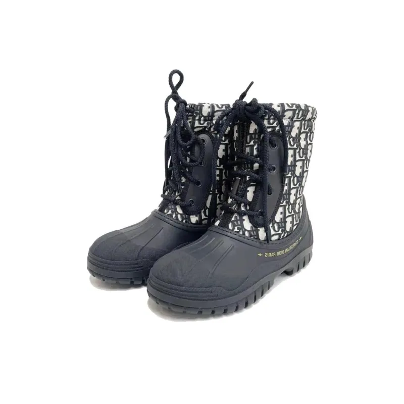 DIOR D Venture Ankle Boots Women's Blue-2