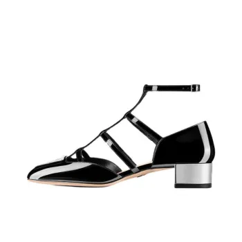 DIOR La Parisienne Dior Block Heel High Heels Women's Black