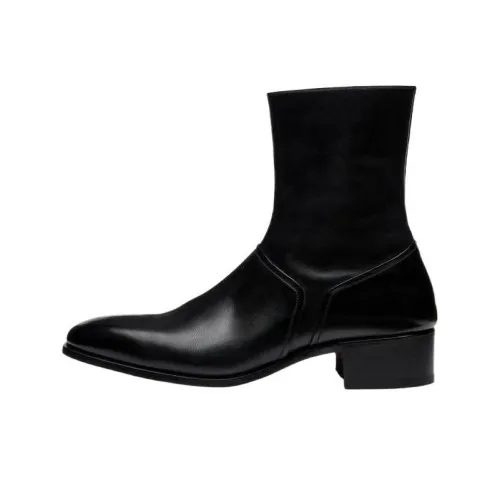 TOM FORD Ankle Boots 4cm Men's Black