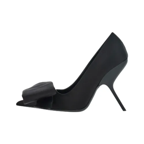 FERRAGAMO 105mm Bow Slingback Pumps