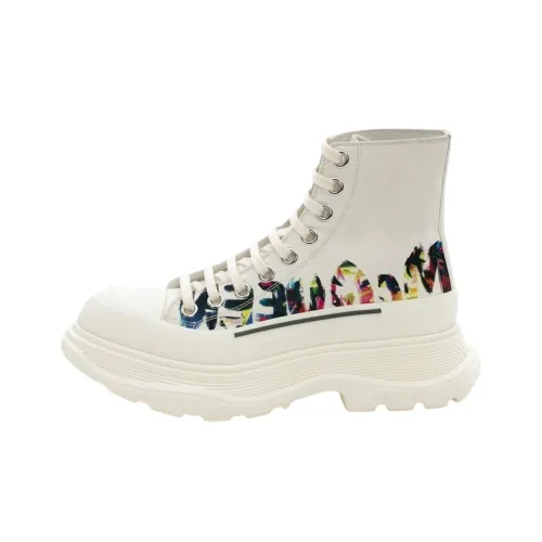 Alexander McQueen Tread Slick Platform Shoes Women's White