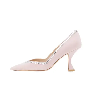 Stuart Weitzman/SW Gemcut Xcurve Irregular Heel High Heels 8.5cm Women's Pink