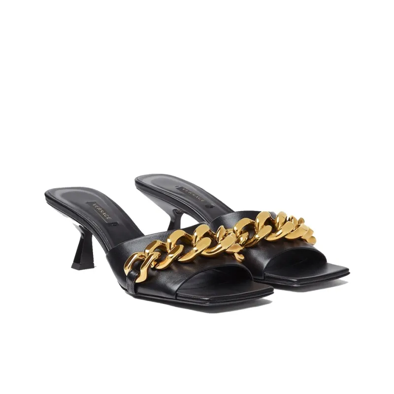 VERSACE High Heels Women's Black-2