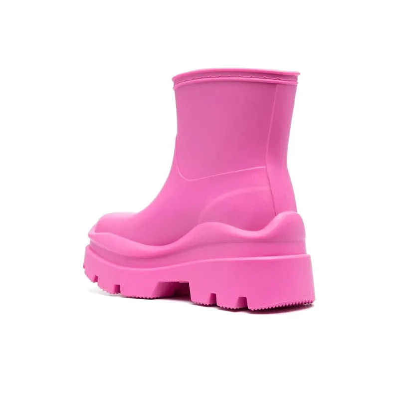 MSGM Lug-sole Ankle Rain Boots-3