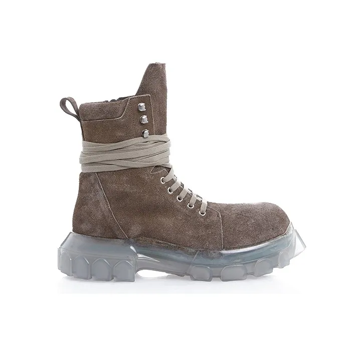 RICK OWENS Fogachine Bozo Tractor Dust Grey-1