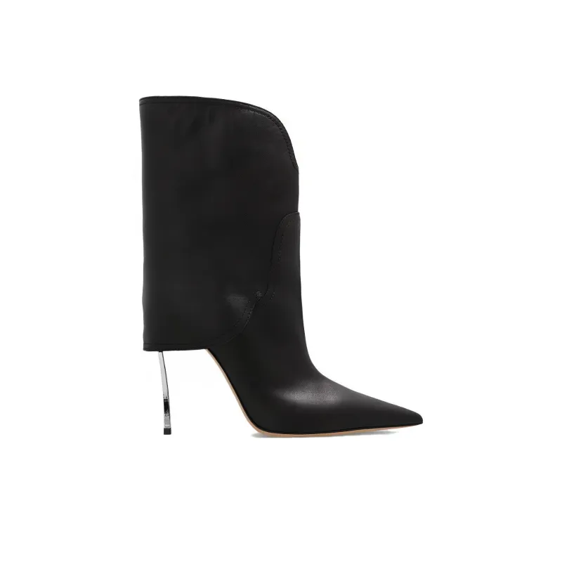 Casadei 100mm Leather Boots-1