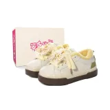 White Yellow, Fleece-Lined (A44 Yellow Bowknot)