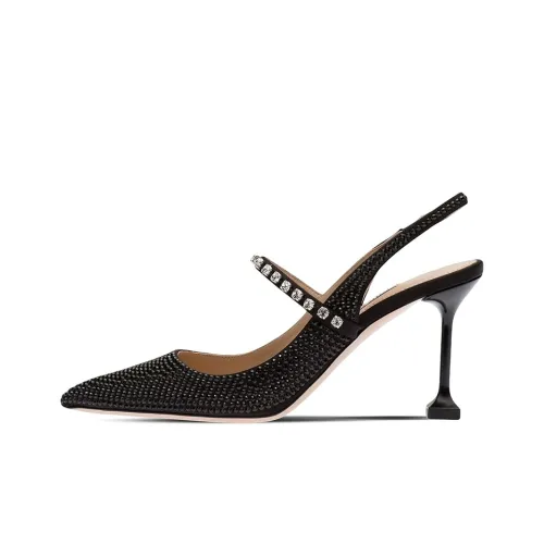 MIU MIU Embellished 105mm Textured Pumps