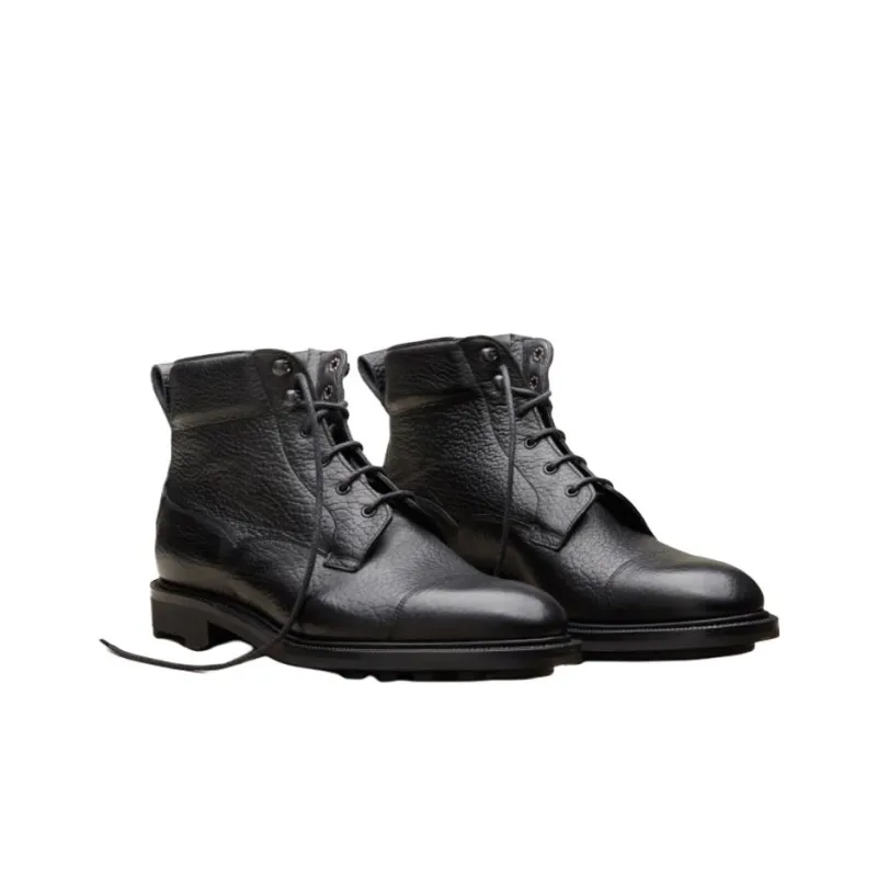 Edward Green Connemara Ankle Boots Men's Black-3