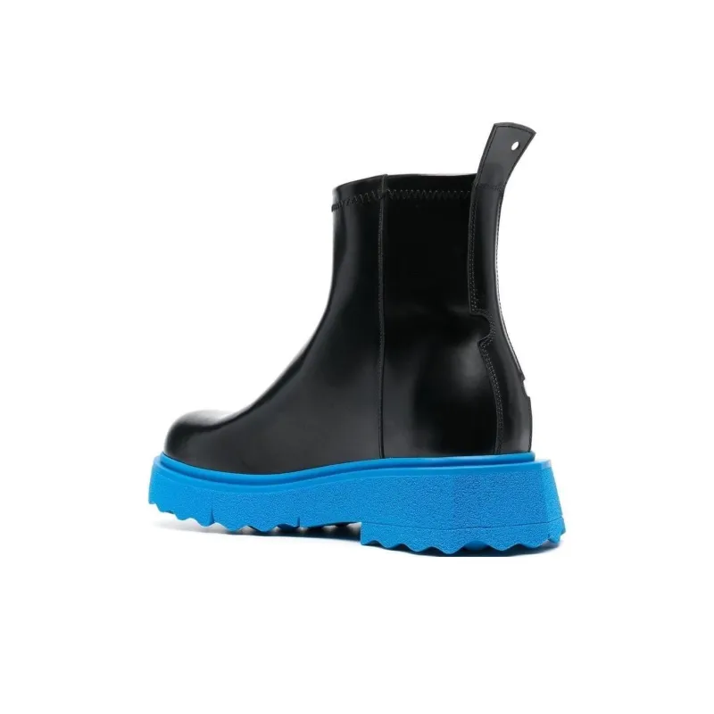 OFF-WHITE Sponge-Sole High Ankle Boots-4