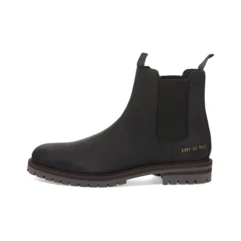 COMMON PROJECTS Short Chelsea Boots Men's Black