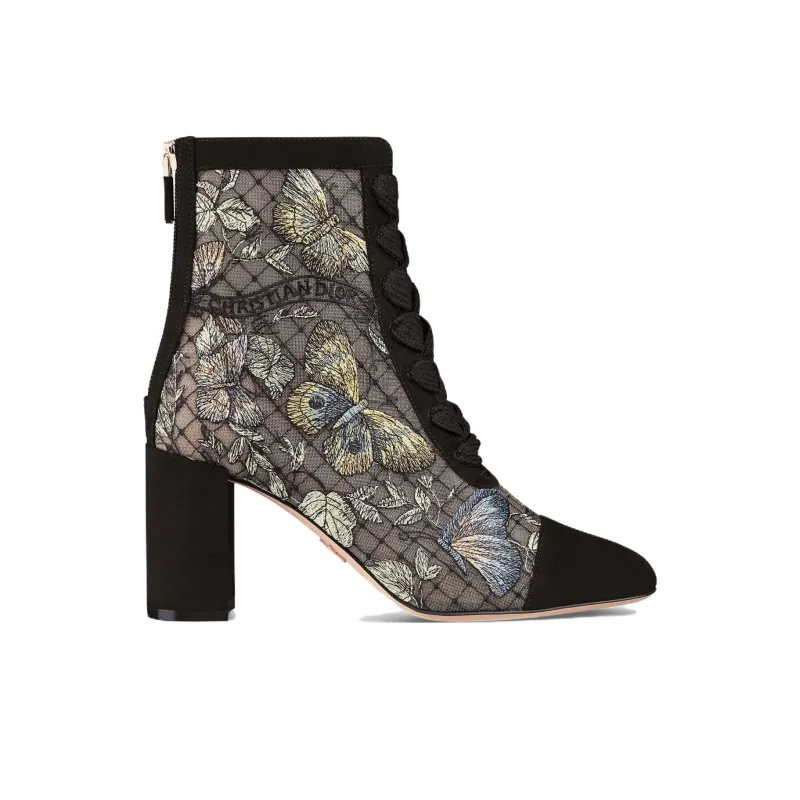 DIOR Naughtily-D Ankle Boots 8cm Women's Black-1