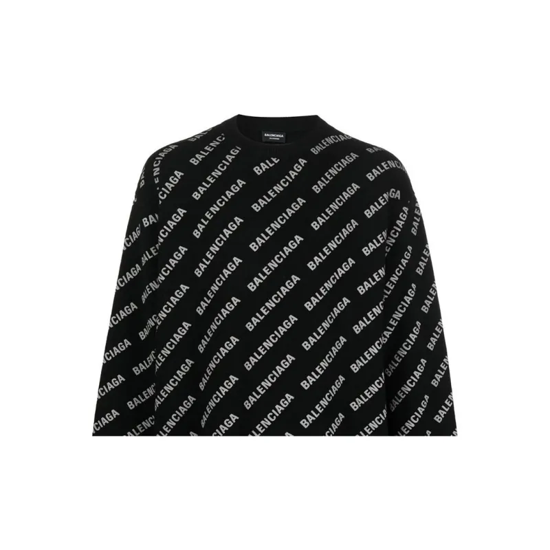 Balenciaga SS23 Cashmere Sweater Men's Black-5