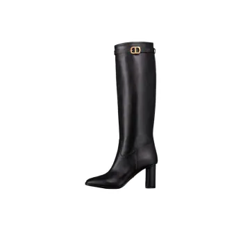 DIOR Empreinte Knee-High Boots 8cm Women's Black