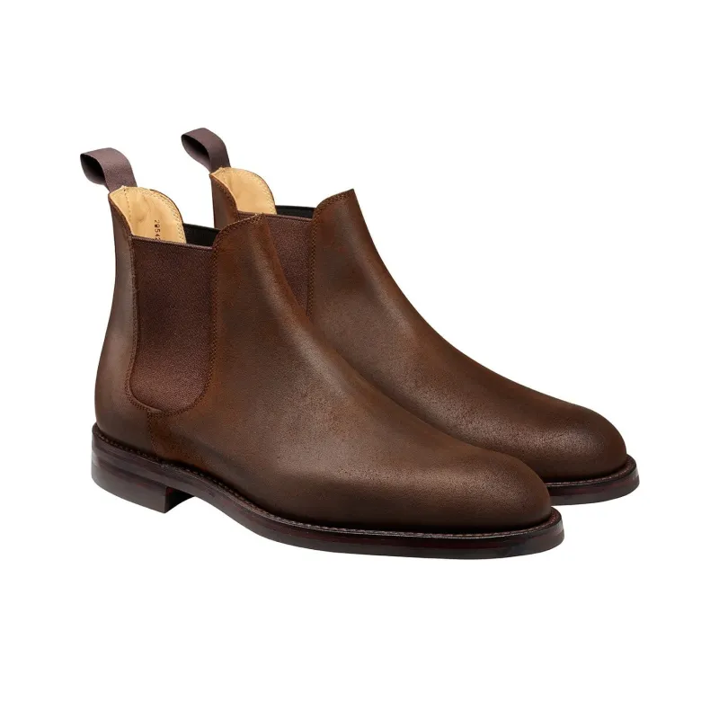 CROCKETT & JONES Chelsea 5 Short Chelsea Boots Men's Dark Brown-2