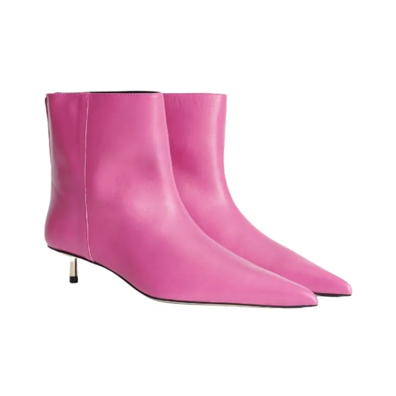 STAND STUDIO Ankle Boots 3cm Women's Pink-2