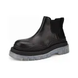 Bottega Veneta Tire Ankle-Length Chelsea Boots 5.5cm Men's Black Blue