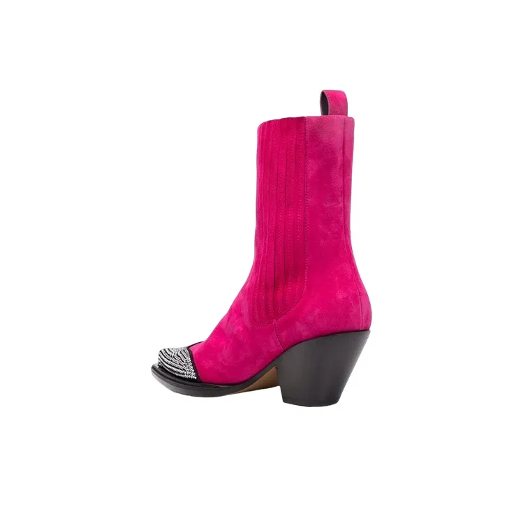 Alexandre Vauthier Ankle Boots Women's Fuchsia-3