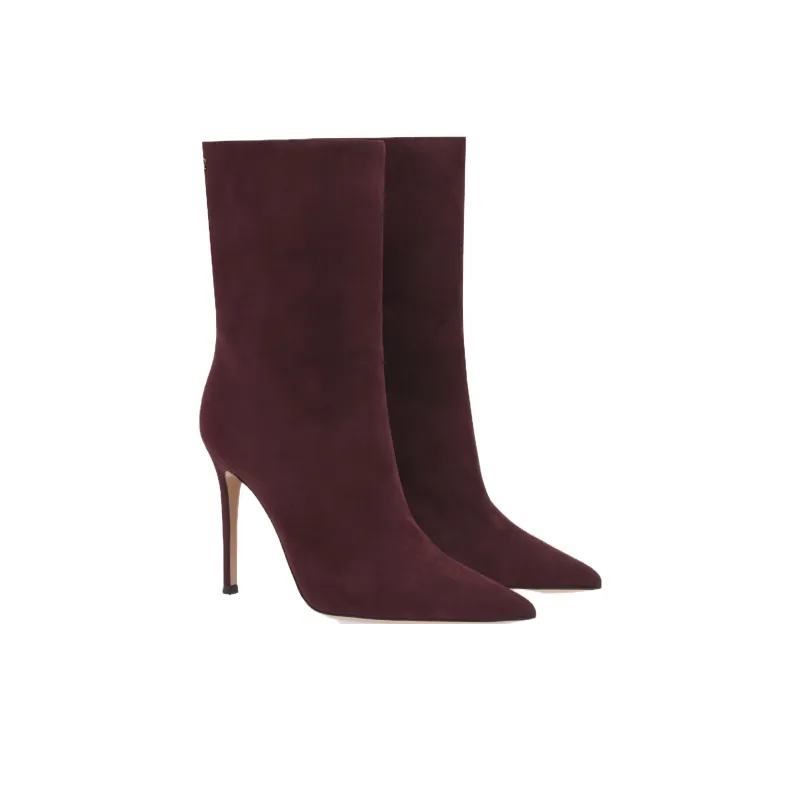 GIANVITO ROSSI Reus Ankle Boots Women's Red-1
