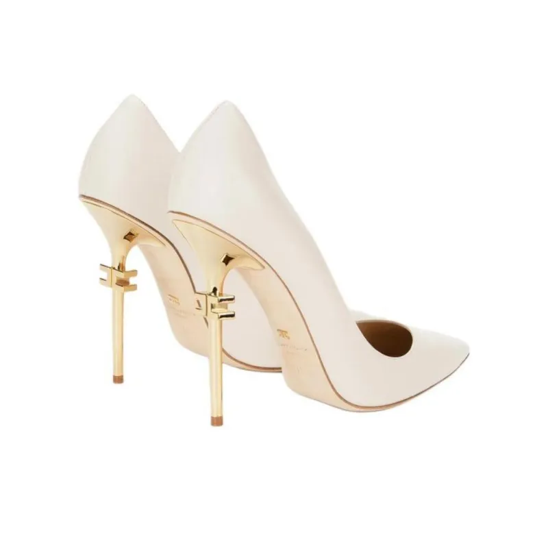 Elisabetta Franchi High Heels 11cm Women's White-3