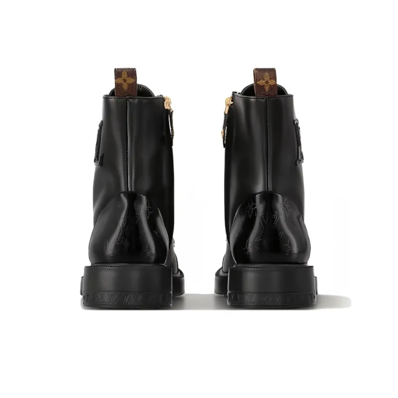 LOUIS VUITTON Citizen Short Martin Boot Women's Black-3
