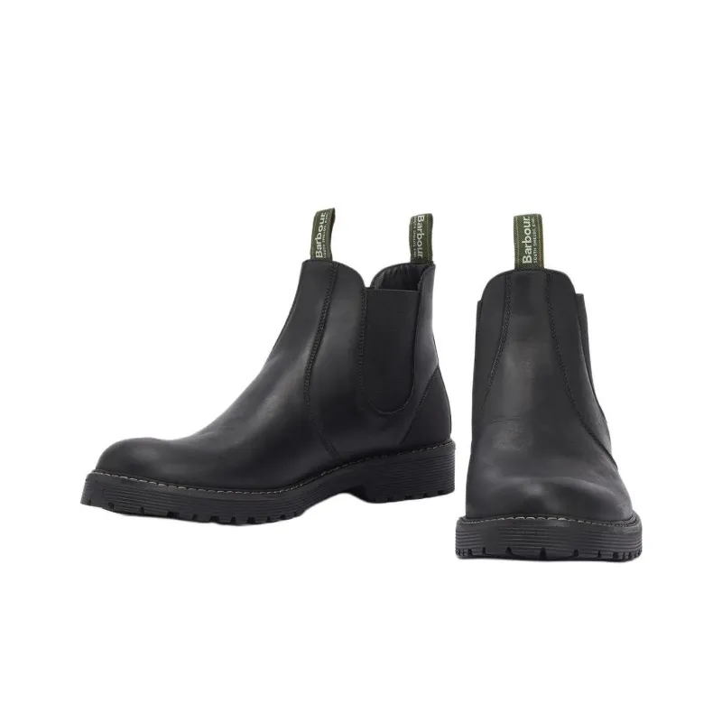 BARBOUR Patton Short Chelsea Boots 3.5cm Men's Black-2