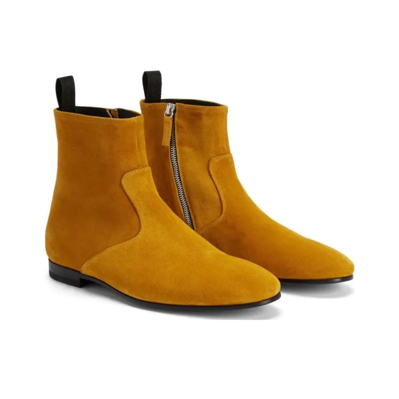 Giuseppe Zanotti Zip up Suede Boots-2