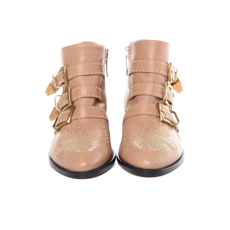Chloe Susanna Ankle Boots Women's Pink-2