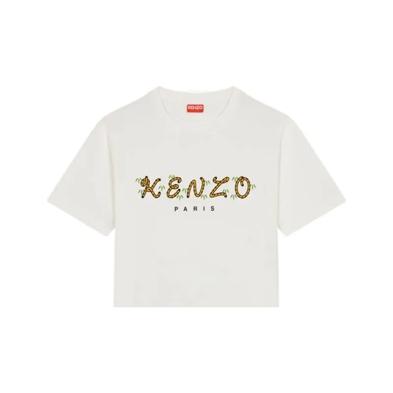 KENZO X Nigo Tiger Tail Relaxed T Shirt Off White-2