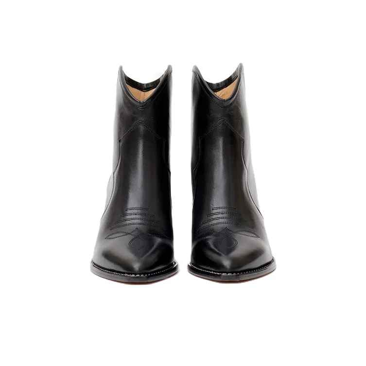 ISABEL MARANT Darizo Leather Ankle Boots-4