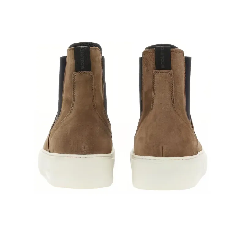 WOOLRICH Short Chelsea Boots Men's Brown-3