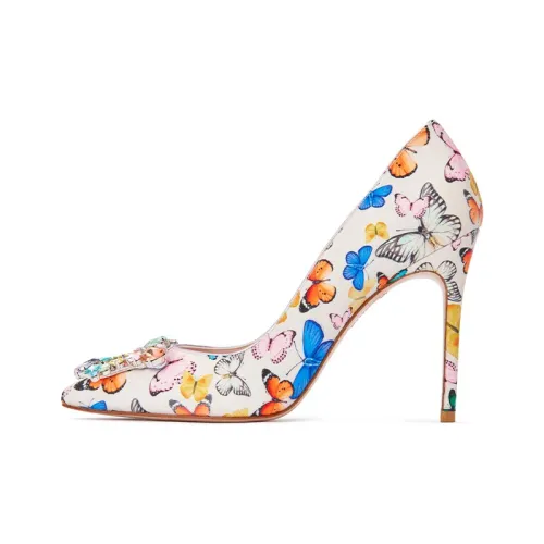 Sophia Webster Slim Heel High Heels 10cm Women's White Blue Orange