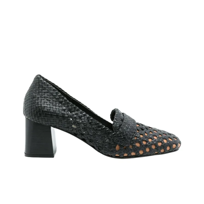 Sarah Chofakian Scarpin Normandie Chunky Heel High Heels Women's Black-1