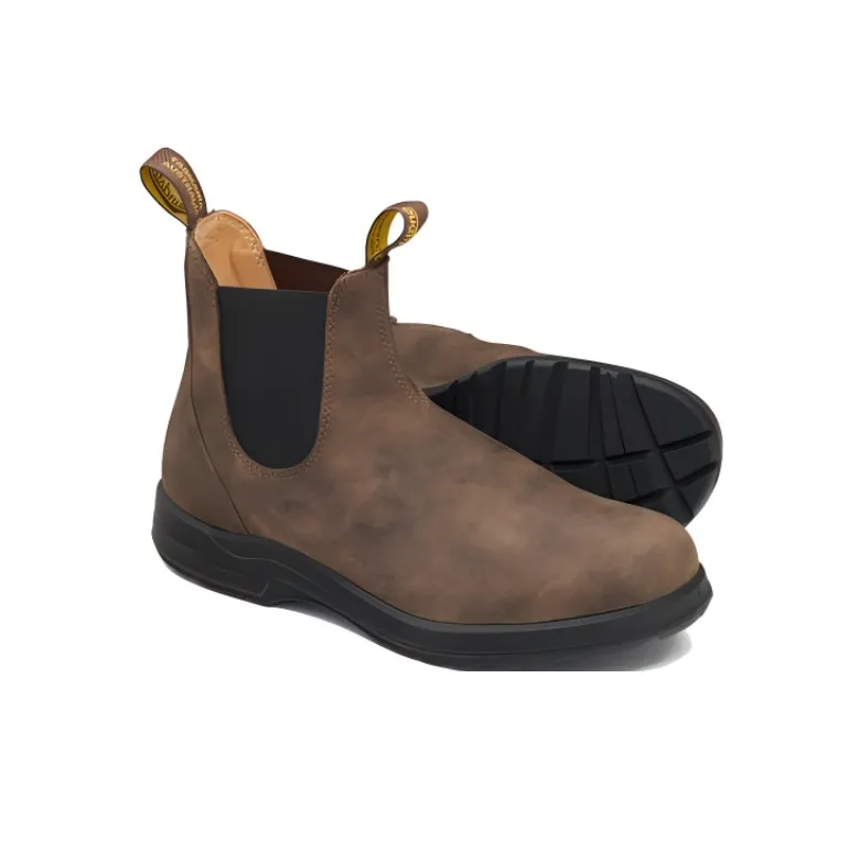 Blundstone Short Chelsea Boots Unisex Brown-4