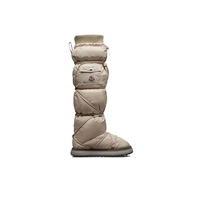 Moncler Gaia Quilted Knee-high Boots-1