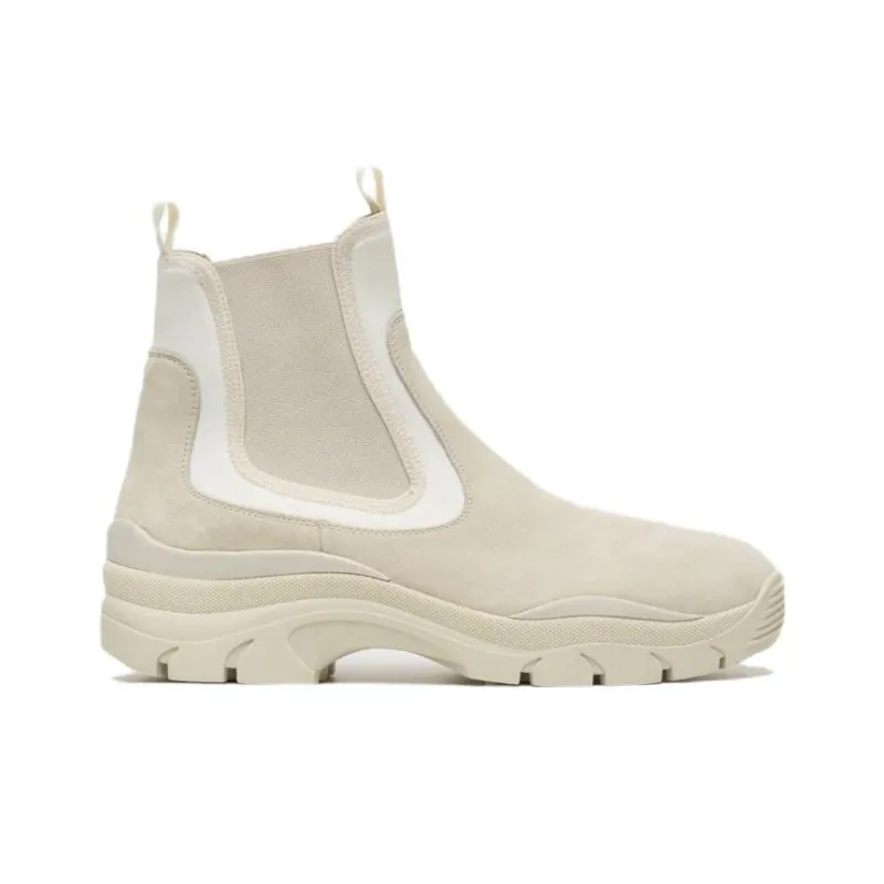 John Elliott Short Chelsea Boots Men's Beige-1