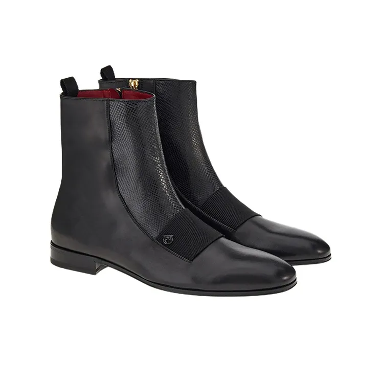 FERRAGAMO Ankle Boots Men's Black-2