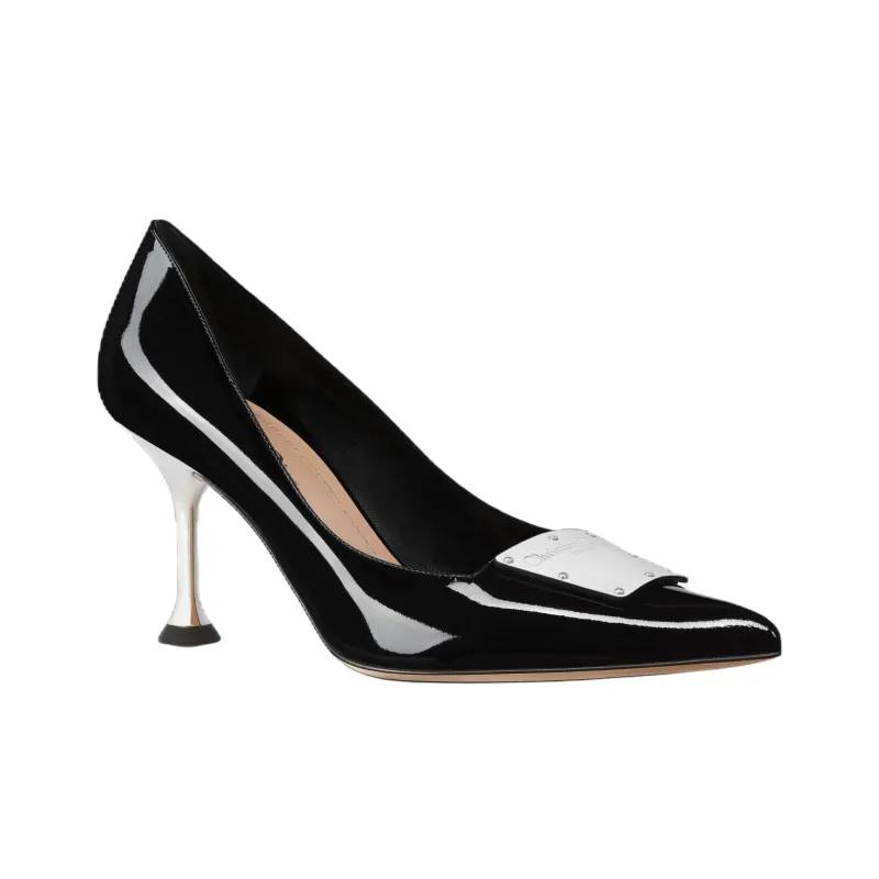DIOR La Parisienne Dior Slim Heel High Heels Women's Black-2