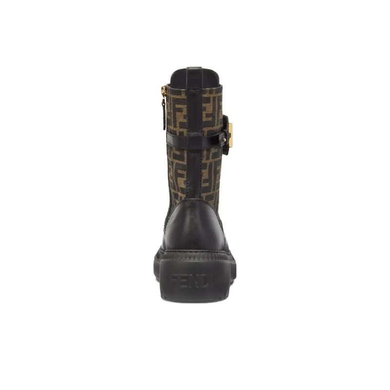 FENDI Women's FENDIgraphy Boot 'Brown FF Pattern'-4