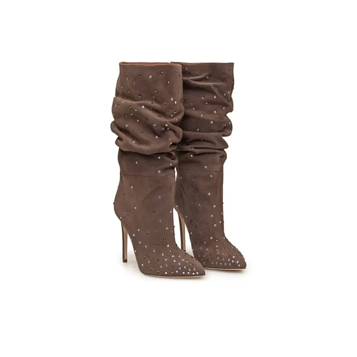 Paris Texas Rhinestone-embellished 105mm Boots-2