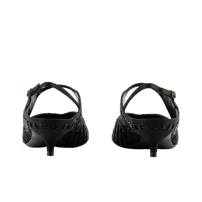 GIORGIO ARMANI 35mm Bead-embellished Pumps-3